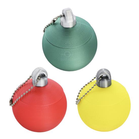 Weihnachtskugeln Ornamente 3D-gedruckter Weihnachtsmann/Rentier/Schneemann Versteckte Weihnachtskugel Hängeornament für Weihnachtsbaum Feiertags-Party-Dekor