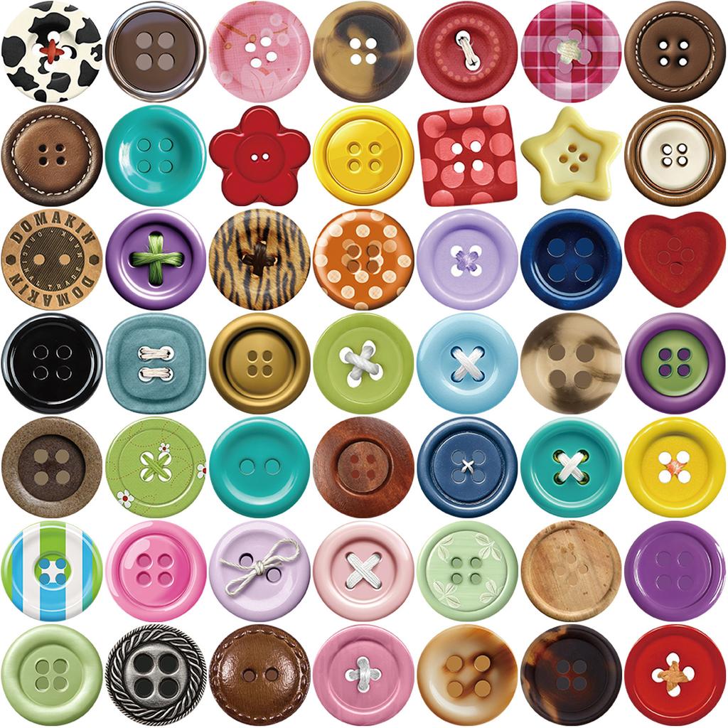 50 Cartoon Buttons Graffiti Aufkleber Dekorieren Koffer Gitarre DIY Buch Wasserdichte Aufkleber