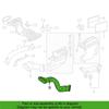 Car Air Cleaner Intake Air Duct Hose 642094879 6420948897 Fit for Mercedes Benz X166 GL350 12 16