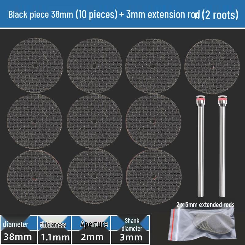 Small Resin Cutting Disc for Metal - Double Mesh Saw Blade & Mini Grinding Wheel