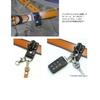 Highstyle Tochigi Leather Belt Loop Keychain with Lightweight Aluminum Carabiner & D-Ring (Antique/Black)