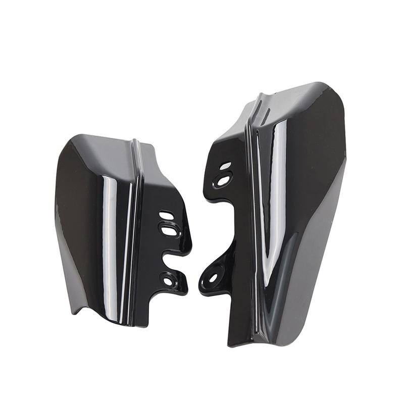 Motorcycle Mid-Frame Air Deflector Heat Shield Cover Black For Harley Touring Road King Electra Street Glide 2001-2008