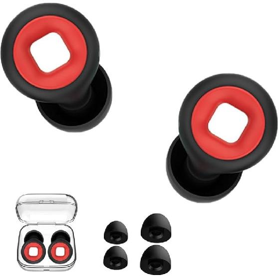 Moto Earplugs for Motorcycles, Motorcycle Ear Plugs Wind, Earplugs for Sleeping Noise Cancelling, Reusable Silicone Ear Plugs, Reduce Wind Noise Ear