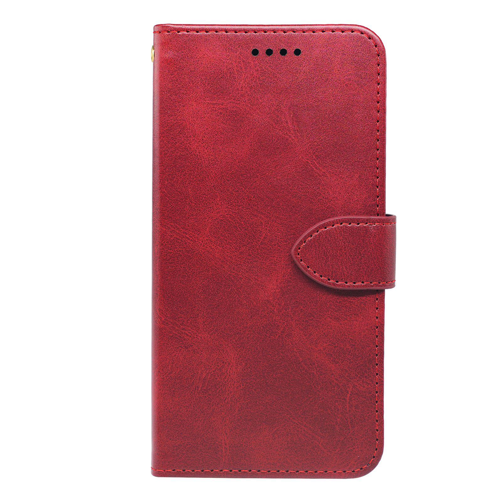 

Redmi Turbo 5 Calfskin Flip Wallet Case with Photo Frame Stand Redmi Turbo5 красный
