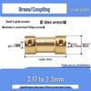 Brass Shaft Coupling Connector for Transmission (2-5mm)