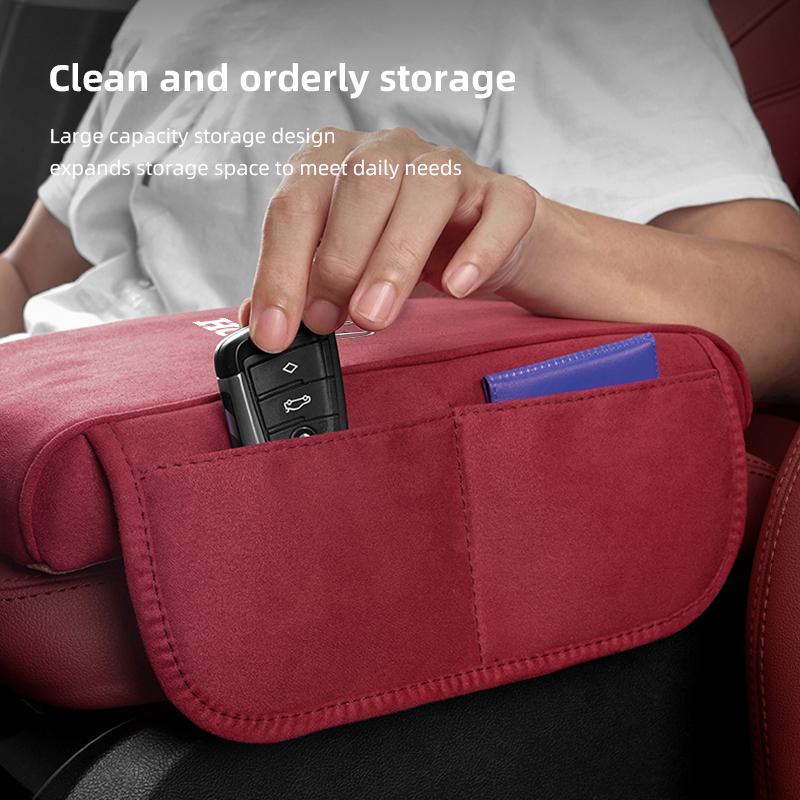QEJMX1 Car Armrest Box Pad Elbow Arm Rest Mat For Honda Civic Accord Crosstour Spirior Odyssey Avancier UR-V Sienna Elysion CR-Z