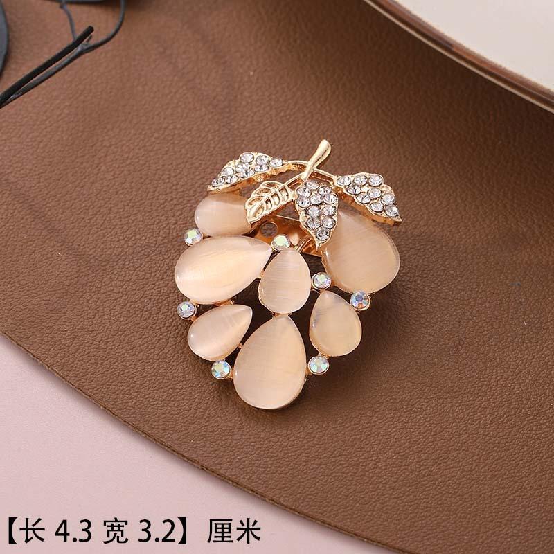 Brooch Premium Niche Accessories Versatile Creative Women's Collar Pin Diamond Anti-light Temperament Corsage