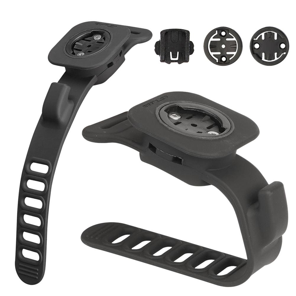 Silicone Bicycle Computer Mount Shockproof Bike Computer Holder Multi-Function Cycling Extended Computer Mount for MTB Road Bike