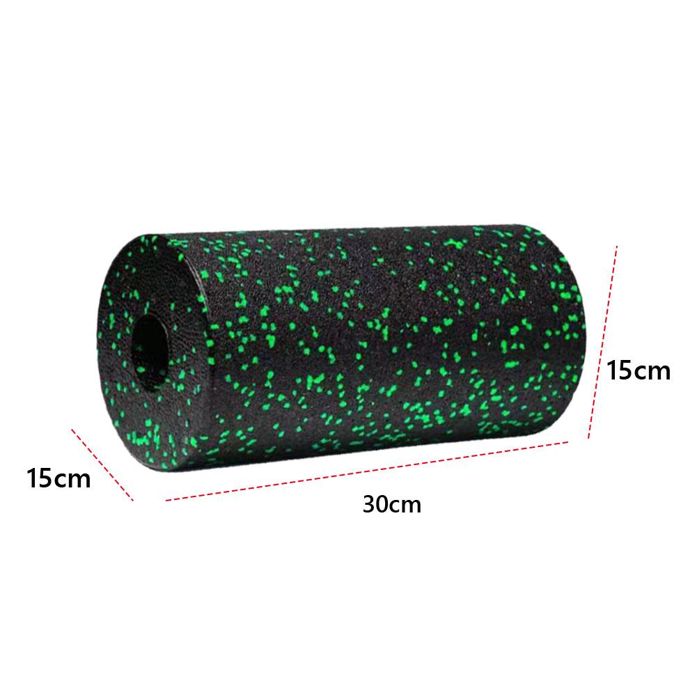 Exercise Foam Roller Portable Muscle Foam Roller High Density EPP Hollow Massage Roller Multi-Function for Bodybuilding A Model Green