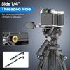 WEYLLAN VP5 Video 65 inches Professional Fluid 6kg Load Compatible with DSLR Cameras and Video Cameras Tripod, (approx. 165cm), Grade, Head,