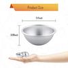 A60Z20 PCS 10 Set DIY Metal Bath Ball Mold For Crafting DIY Making Supplies 5.5X2.5Cmmay