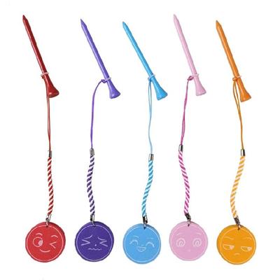 Magnetic EVA Foam Printing Golf Ball Holder Tees Golf 83mm Tees with Multi-color