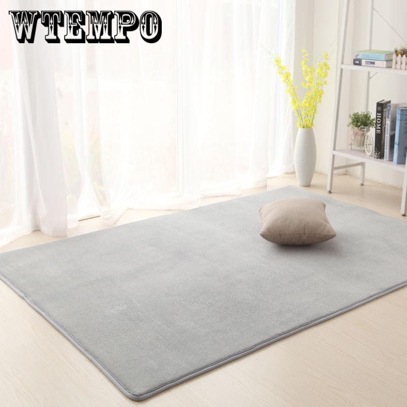 High-end Home Coral Velvet Koberec Ložnice Obývací pokoj Protiskluzová deka Crawling Mat