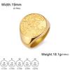 Yggdrasil Tree of Life Ring Triquetra Norse Mythology Stainless Steel Men Jewelry Protection Talisman Gift