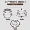 Collapsible Bucket 5 Gallon Multifunctional Portable&Folding Bucket Water Storage Wash Basin for Camping Fishing Hiking Tra