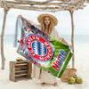 Bayern Munich Football Team Personalized Text Beach Towel High Absorbency & Quick-Dry Suitable for Swimming Gym Camping Yoga Vacation