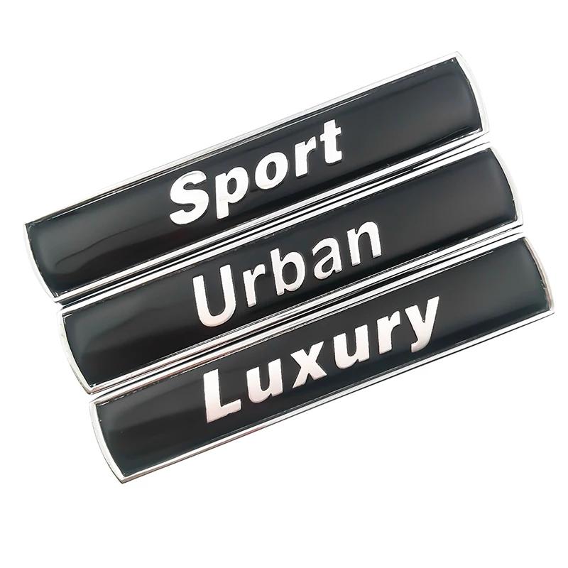 Bilstyling Lyxig Urban Sport Logotyp 3D Bil Auto Skärm Baklucka Emblemlapp för BMW E36/E30/E34/E39/E46/E60/E90/F10/F30