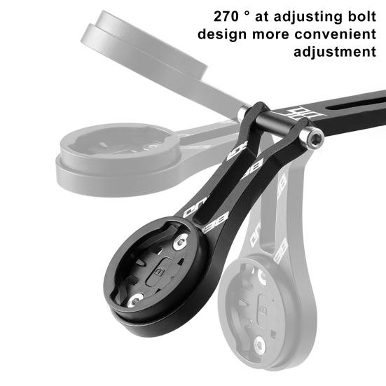 Bike Computer Mount Angle Adjustable Lightweight Heavy Duty Aluminum Alloy Universal Mountain Road Bike Handlebar Computer Holder Cycling Accessories