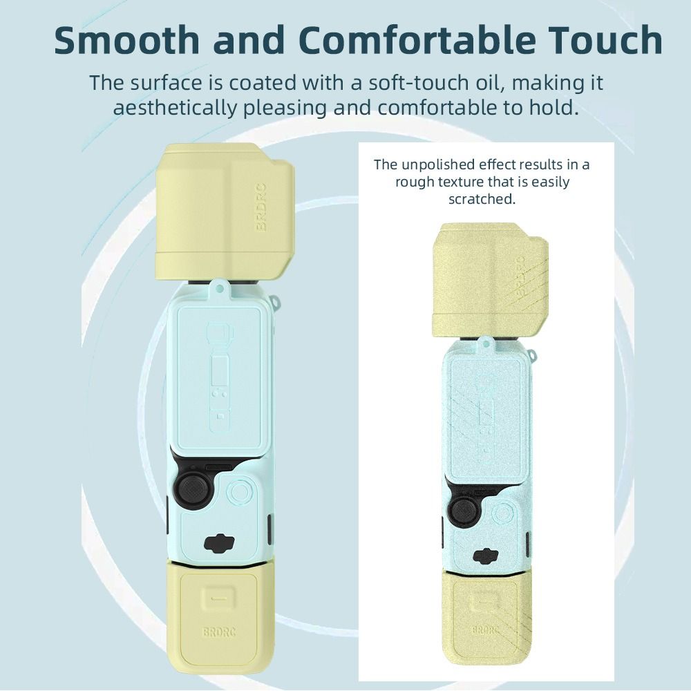 Silicone Protective Case Set Handle Protector for DJI Osmo Pocket 3 Action Camera Accessories