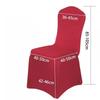 Elastic Wedding Chair Covers Spandex Seat Cover Stretch Slipcover  Dining Party Celebration