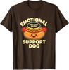 Emotional Support Hot Dogs Funny Kawaii Hot Dogs Design TShirt Y2k Cute Hotdog Graphic Outfit Womens Fashion Foodie Tee Tops