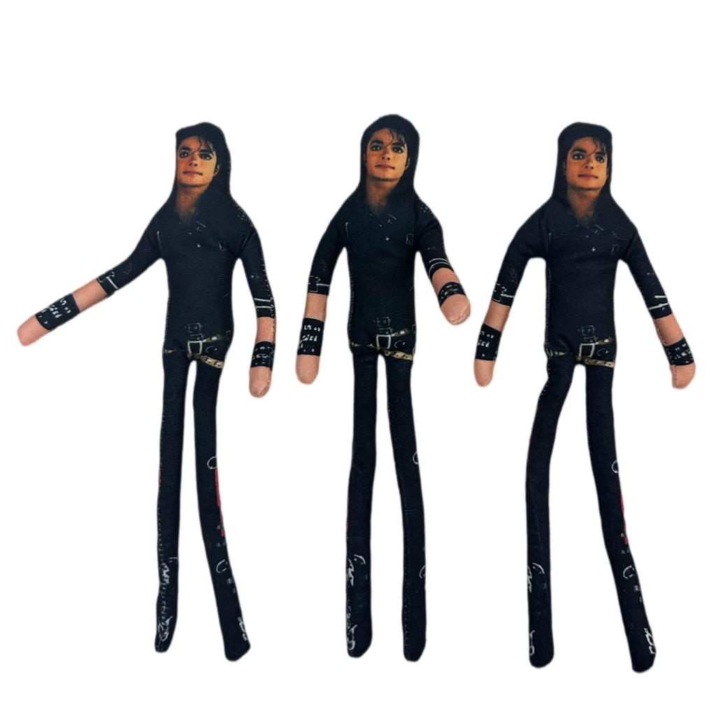 New Newest Style Michael Jackson Cosplay Prop Doll Plush Filled Figure Dolls Room Decoration Abstract Joint Mobility Props Gift