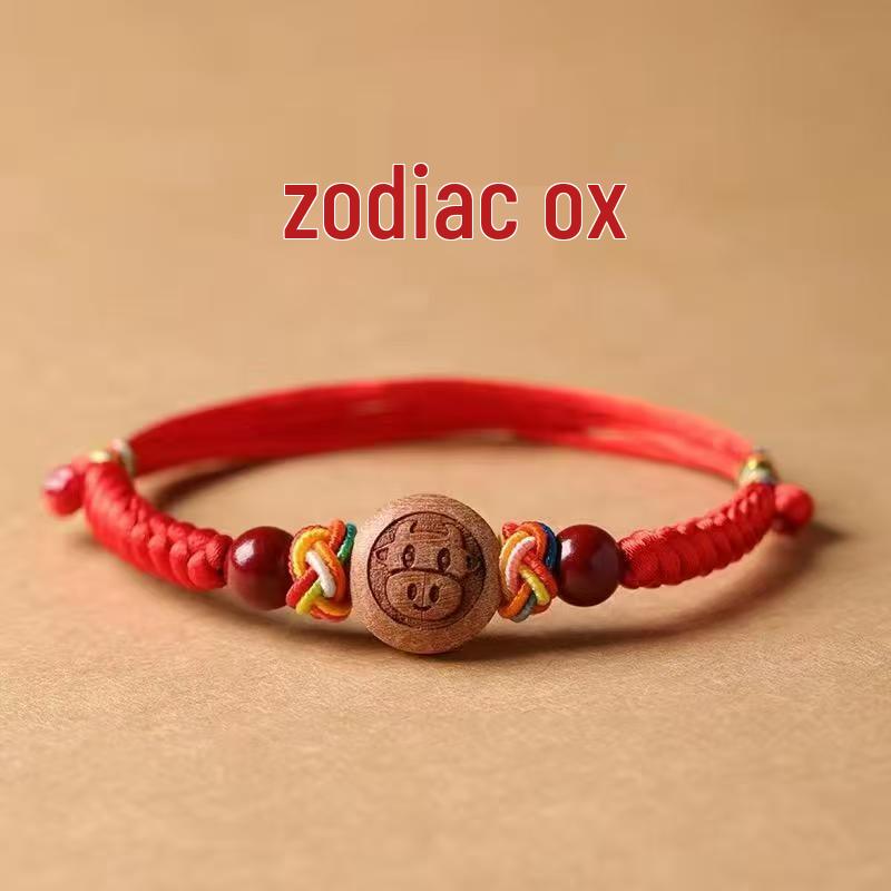 Baby Red String Cinnabar Amulet Bracelet & Anklet for Protection In Benming Year