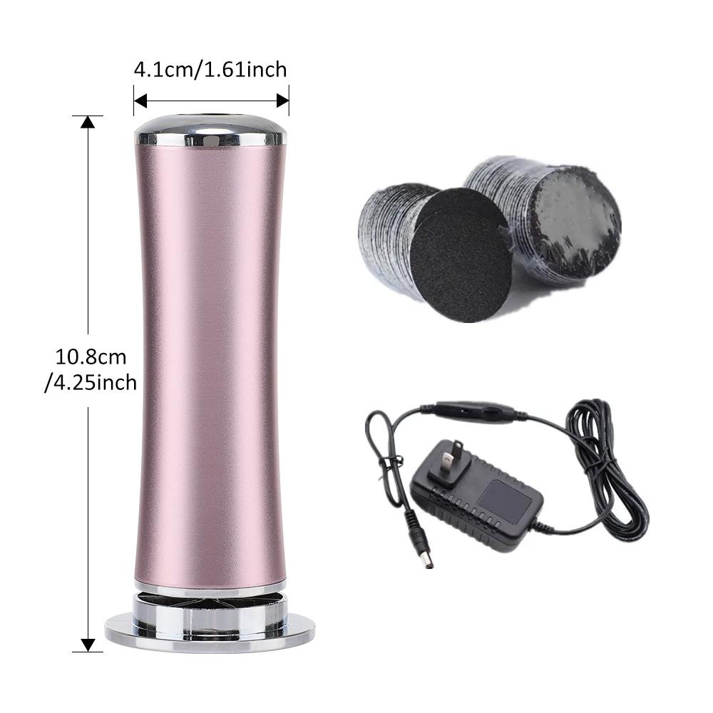 Electric Foot Callus Remover Pedicure Tool Set - Dead Skin File Leg Heels Cleaner Foot Grinder with Sandpaper for Foot Care