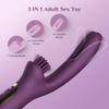Perfect 3 IN 1 Rabbit Vibrator Clitoral Tickling 10 Vibration G Spot Clit Nipple Stimulation Female Masturbation Women Sex Toys USB Magnetic Charging