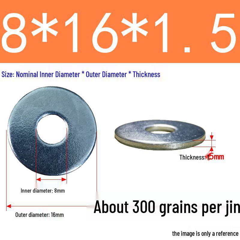 Galvanized Oversized Metal Washers M3-M60