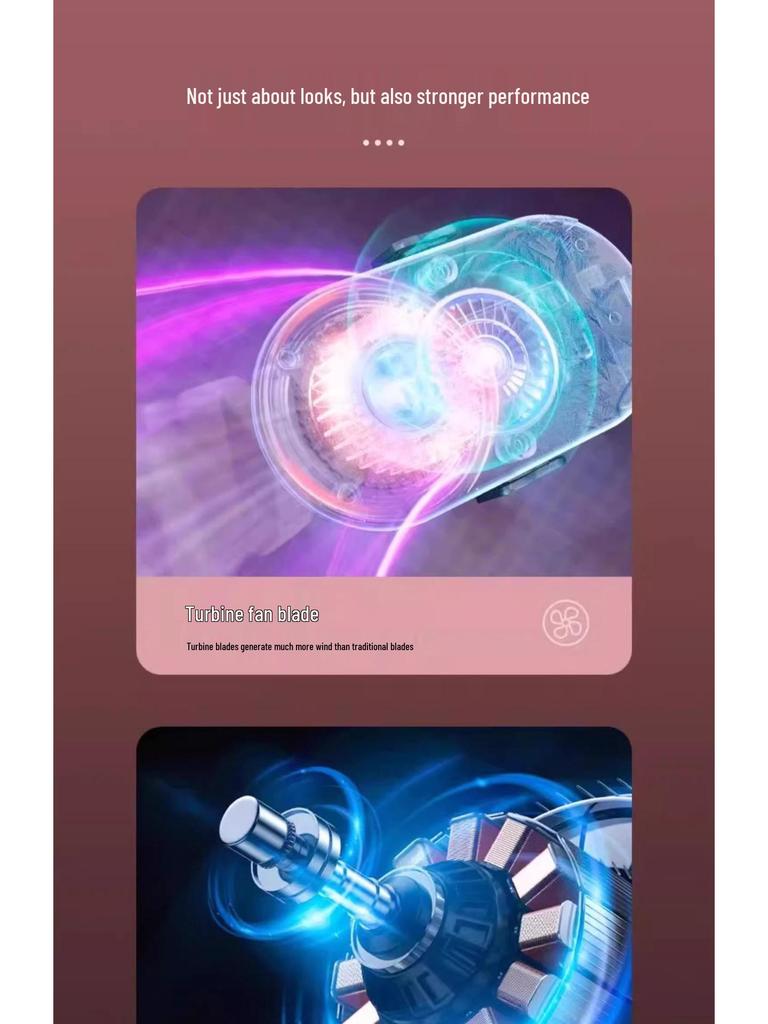 Portable USB Neck-Hanging Mini Fan: Foldable, Hand-Free, and Powerful for Outdoor and Desktop Use