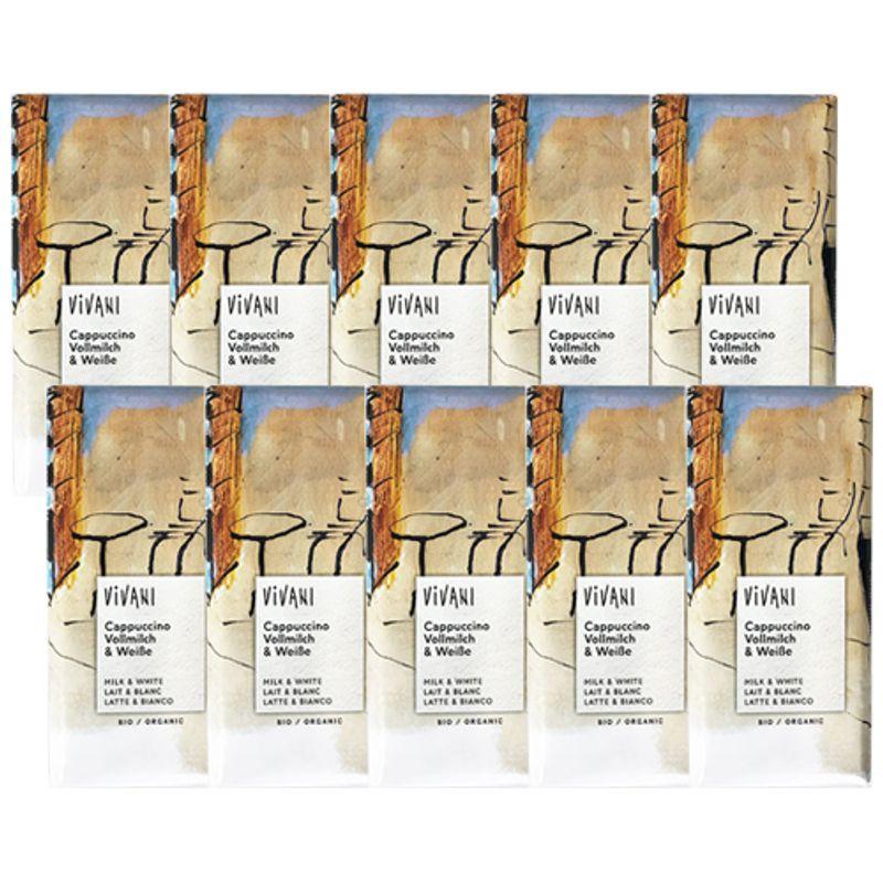 Vivani Cappuccino Chocolate 80g x 10 packs