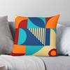 Yellow Blue Orange Bauhaus Square Pillowcase Polyester Linen Velvet Printed Decorative Throw Pillow Case Sofa Cushion x