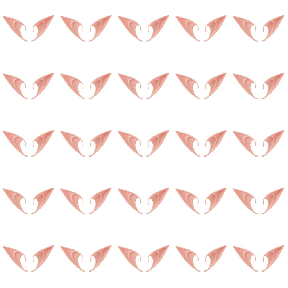 

Halloween Latex Elf Ear Simulation Harmless Prop Angel Cosplay Decor (Long)