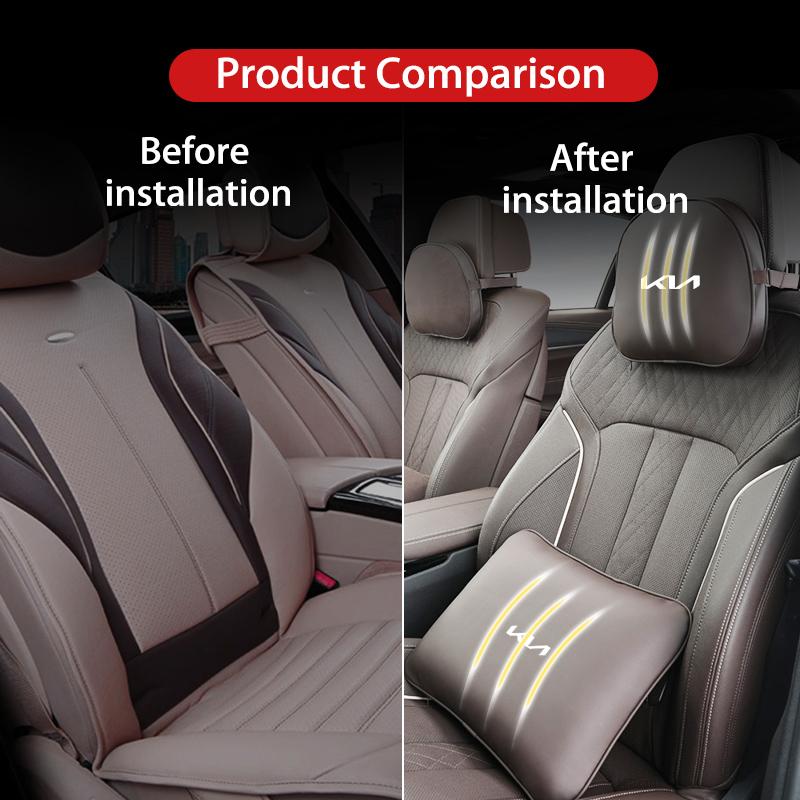 For KIA Car Lumbar Support Cushion Seat Headrest Waist Cushion Interior Cerato Soul Venga Forte Spectra Sedona Niro Cadenza