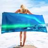 Aurora Printing Series Seaside Vacation Beach Towel Swimming Bath Towel Microfiber Sports Towel