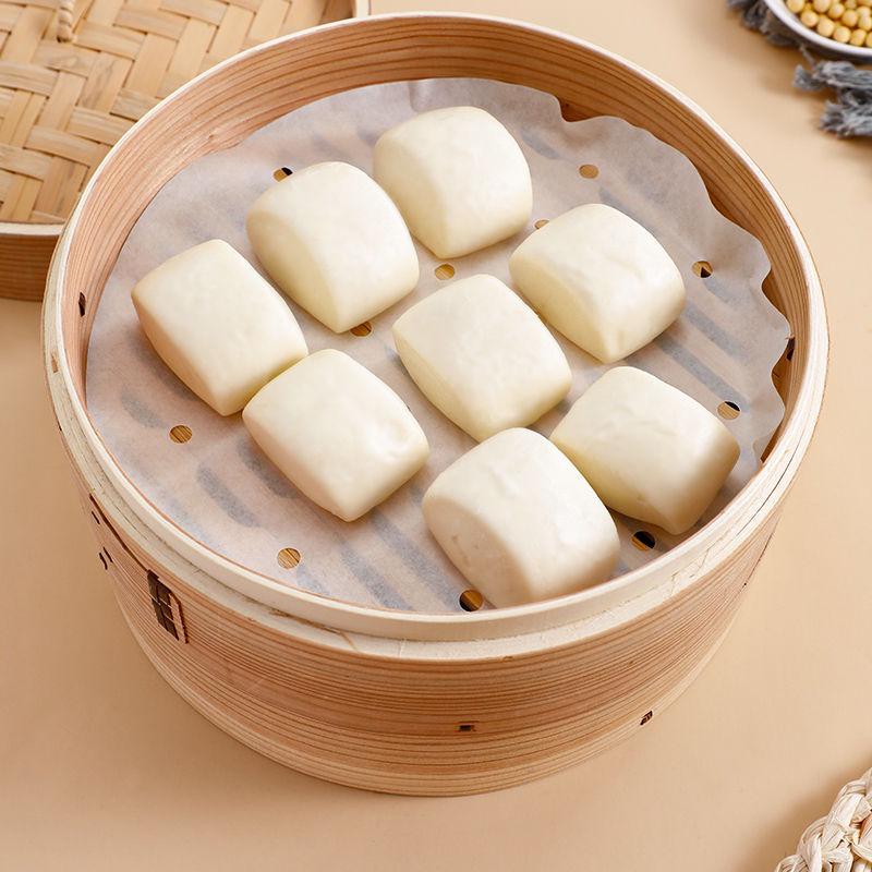 Yijie Non-Stick Steamer Paper for Buns - Round, Disposable Mat 9069