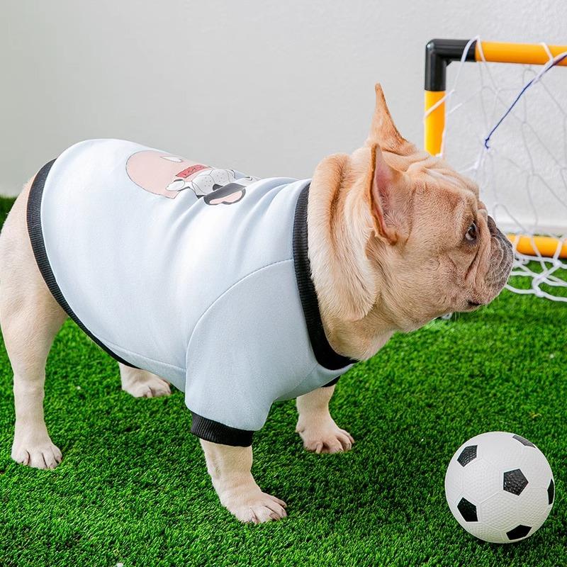 Spring and Summer Dog Medium and Small Dog Bullfighting Sweater Thin Breathable Fat Dog Starling Dog Pet Dog Clothes
