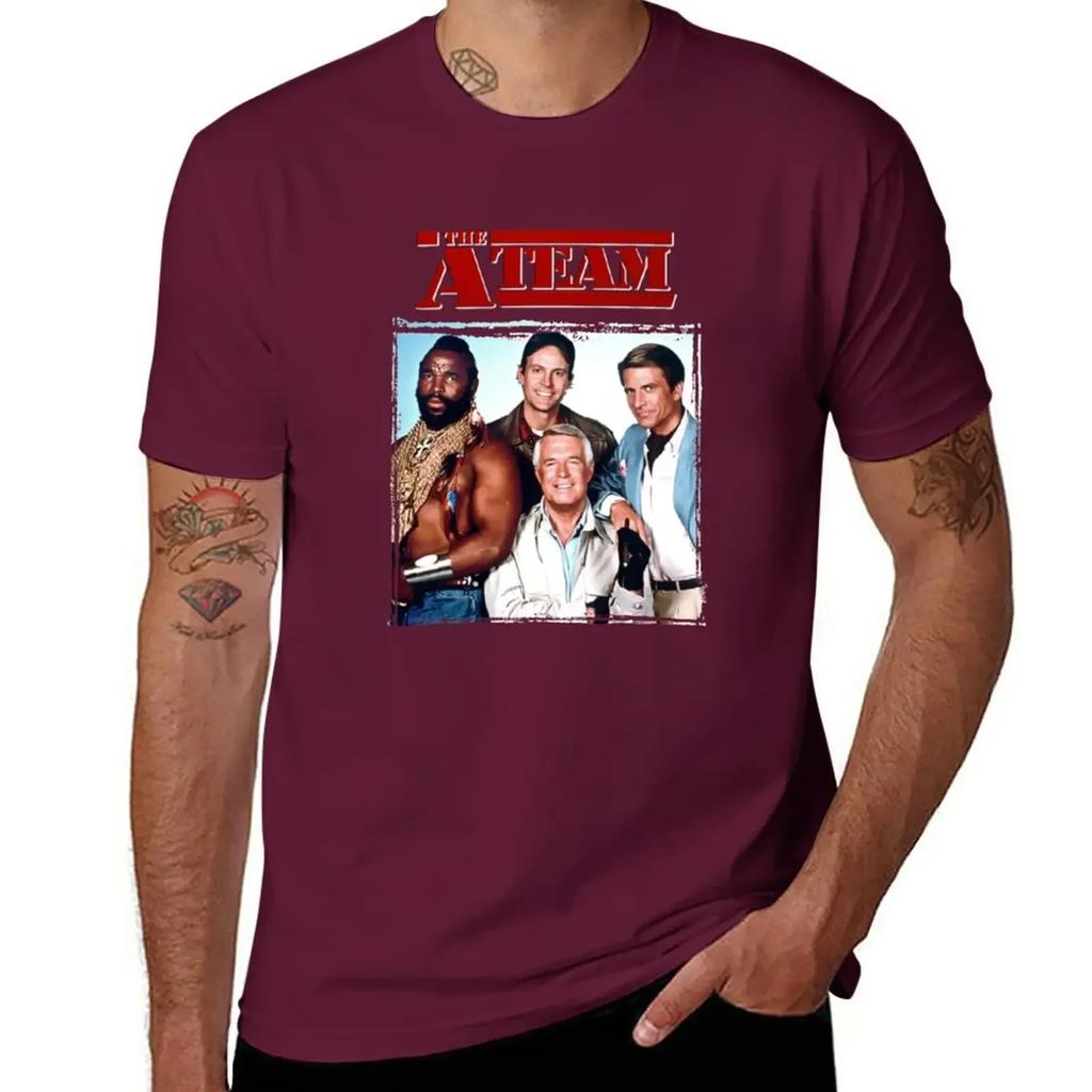 Maglietta ATeam abbigliamento anime felpe top carini magliette taglie forti per Unisex