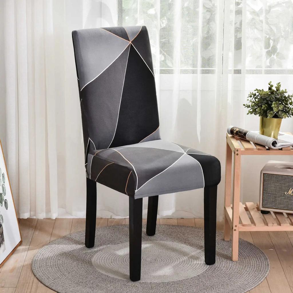 Elastic Dining Chair Cover Home Wedding Chair Cushion Removable Slipcovers Protector Anti-Dust Furniture Decor For Banquet Party