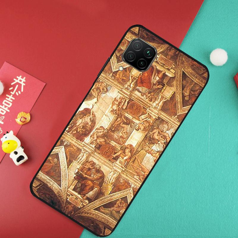 Michelangelo Art For Huawei Nova Y73 Y70 Y72 Y60 Y90 Y61 Y91 8i 7i 11i 12i 12s 9 10 SE P20 P30 P40 Lite Case