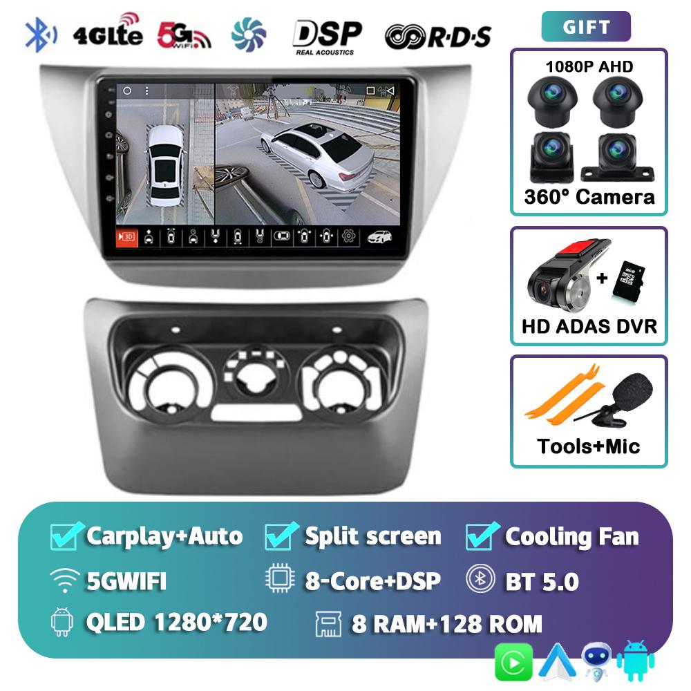 Android 14 Carplay Car Radio For Mitsubishi Lancer 9 CS 2000-2010 Multimedia Video Player Navigation Stereo 2Din 2 Din Head Unit