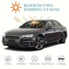 Butterfly Garden Pattern Printed Car Windshield Shade, Windshield UV Blocking Sun Shield Protector Foldable