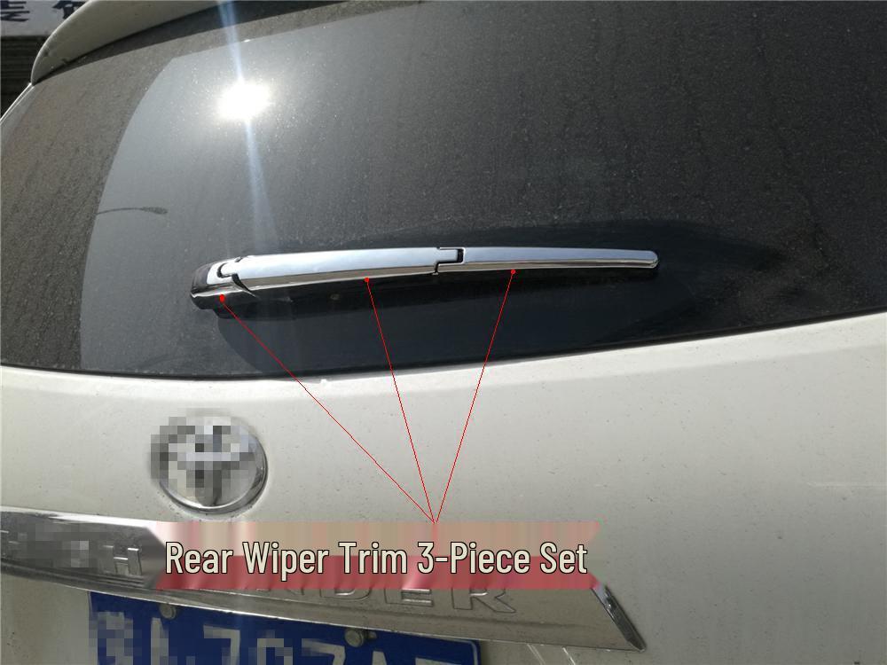 09-14 Highlander Rear Wiper Trim Modification - Toyota Highlander Bright Wiper Strip
