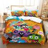 Teen Titans Go Zestaw pościeli Pojedynczy Bliźniaczy Pełny Queen King Size Anime Zestaw do łóżka Aldult Kid Sypialnia Zestawy poszewek na kołdrę Nadruk 3D poszewka na kołdrę
