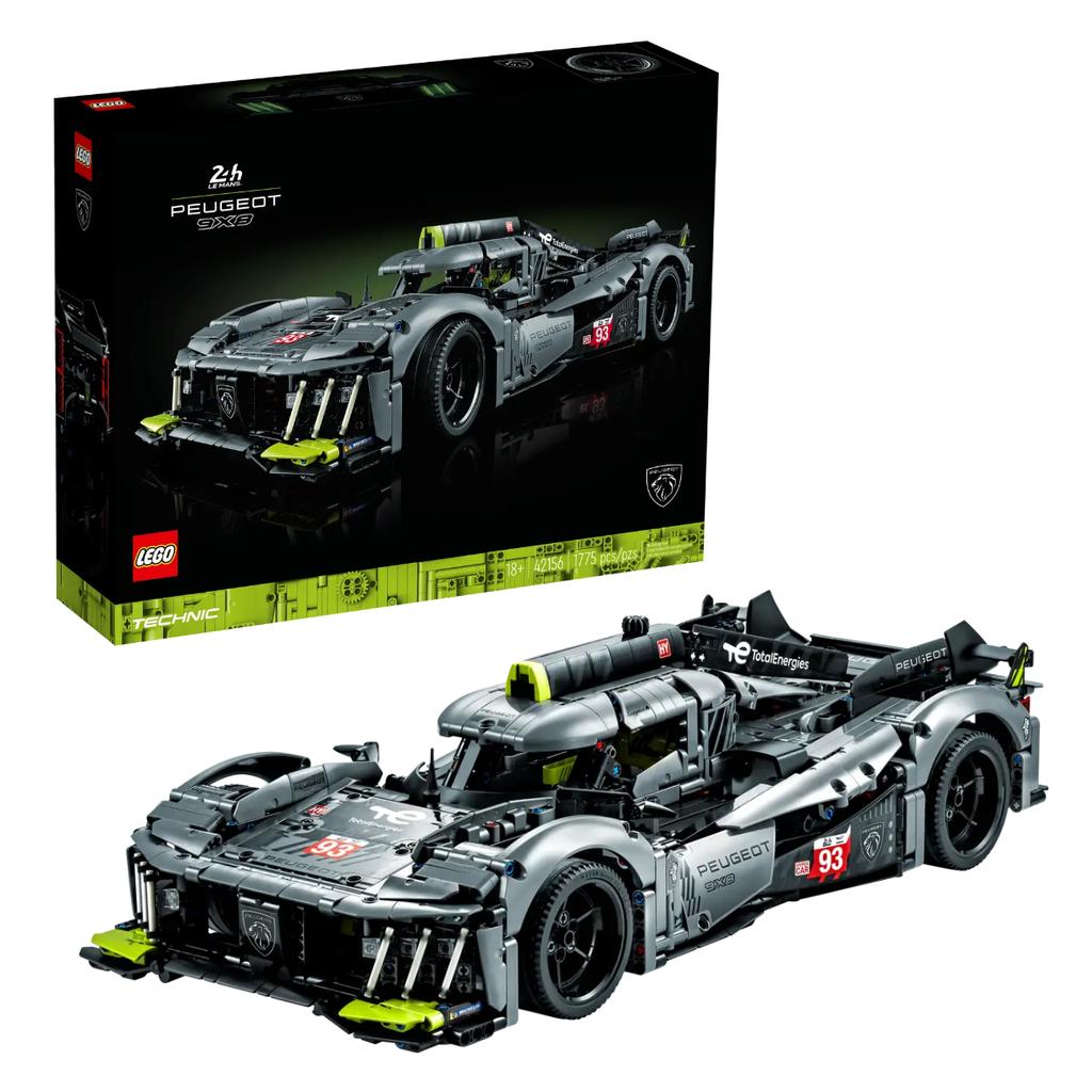 LEGO Technic PEUGEOT 9X8 24H Le Mans Hybrid Hypercar 42156