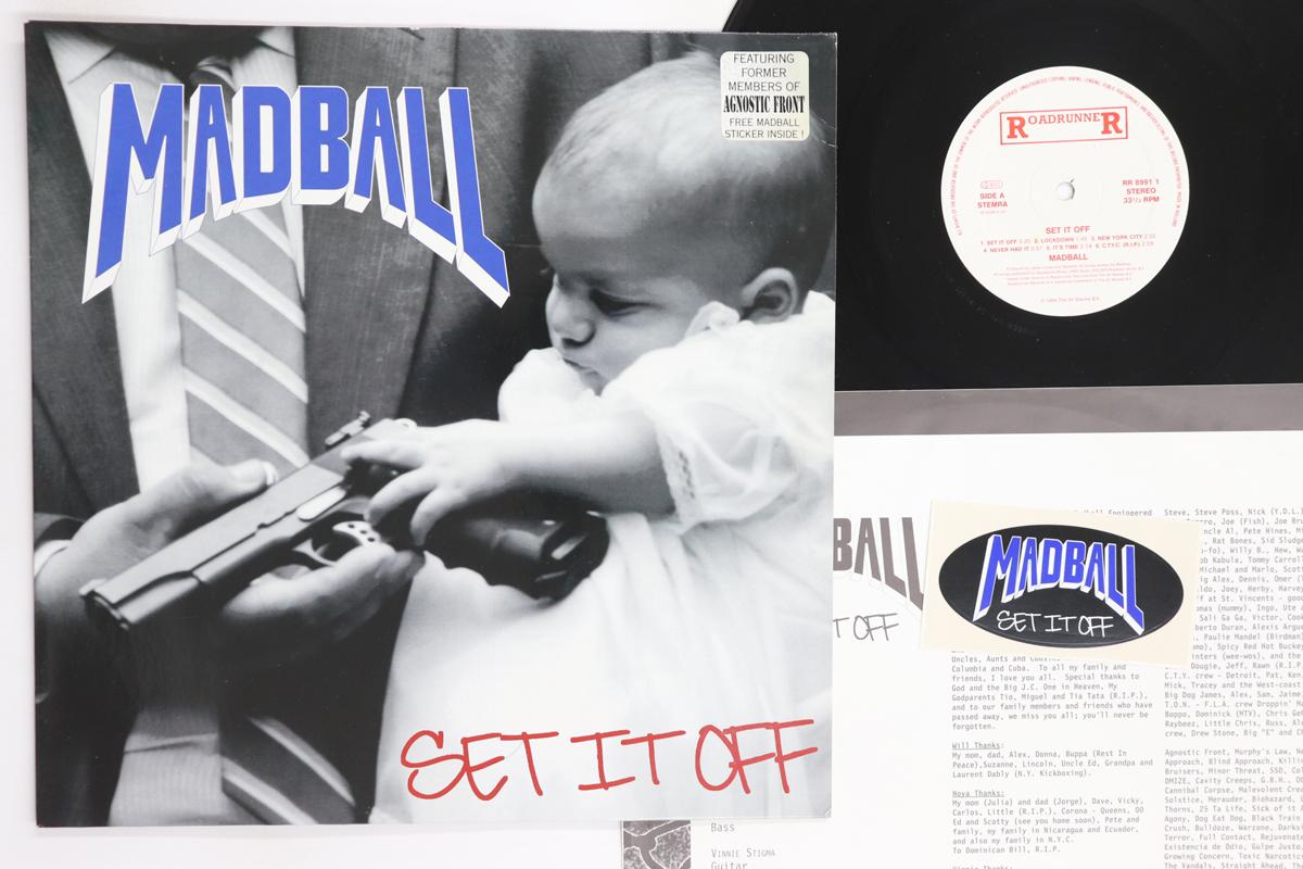

LP Record MADBALL Set It Off RR89911 ROADRUNNER 1994 Europe Rock Used