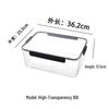 ZISIZ High Transparent PET Food Storage Box