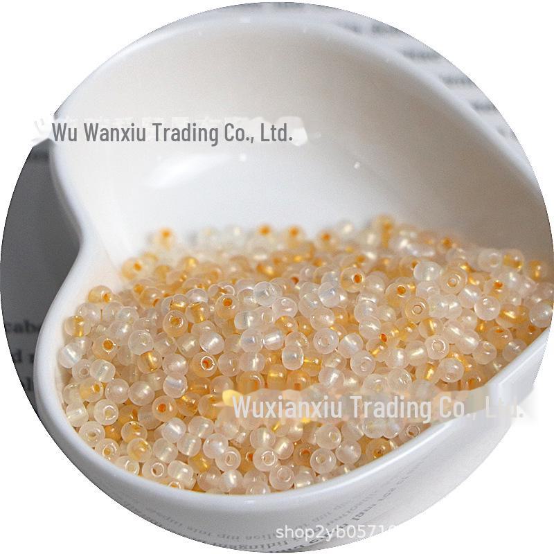 

3 мм нефритовые стеклянные рисовые бусины для самодельных украшений: Браслеты, ожерелья, кольца 2mm 10g ~700 beads