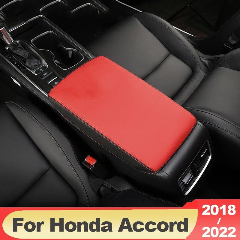 For Honda Accord X 10th 2018  2022 Central Armrest Case Holster Handrail Cover Armrest Pad Decoration Modified Car Accessori